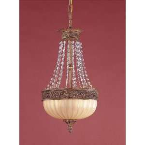  Murray Feiss Baroque chandelier   Brulee Gold
