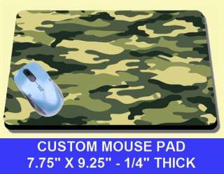 ARMY CAMOUFLAGE PATTERN MILITARY CAMO COMPUTER MOUSE PAD NEW COOL FUN 