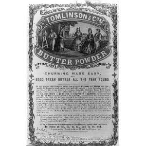  c1868,Tomlinsons & Co.,Butter Powder,James A Armstrong 
