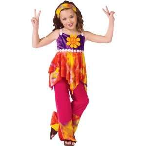  Tie Dye Hippie Costume Child Small 4 6 Toys & Games