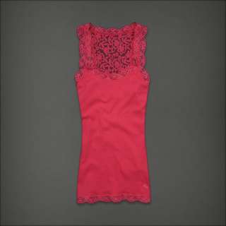   Abercrombie & Fitch by Hollister womens Sexy Lace Tank Top T Shirt NWT