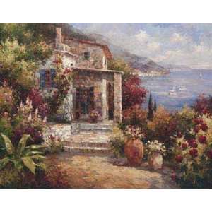  Alphonse   Monterosso Villa Canvas