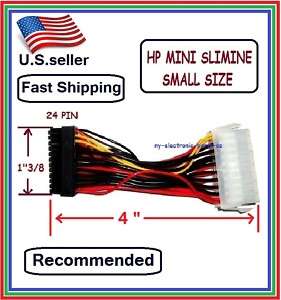 Small 24 Pin to 20 Pin ATX Converter cable HP slimline  