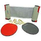 Anywhere Table Tennis Ping Pong Deluxe Set   Paddles, Balls and Net 