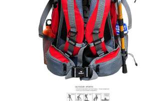 BRAND SELPA Mountain Camping Hiking Backpack 28L RED  