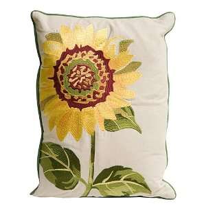  Sunflower Linen Pillow