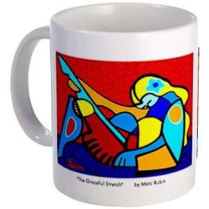  Medium THE GRACEFUL STRETCH Gallery Mug by  