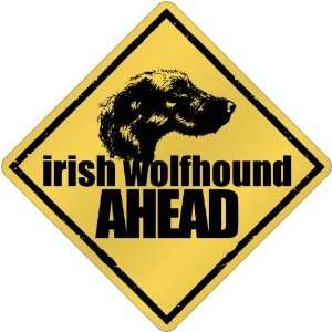  New  Irish Wolfhound Bites Ahead   Crossing Dog