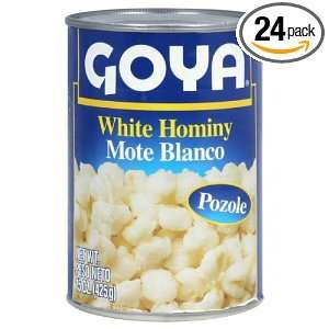 Goya White Hominy, 15 ounces (Pack of24) Grocery & Gourmet Food
