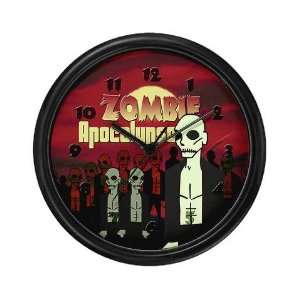  Zombie Apocalypse Zombies Wall Clock by  