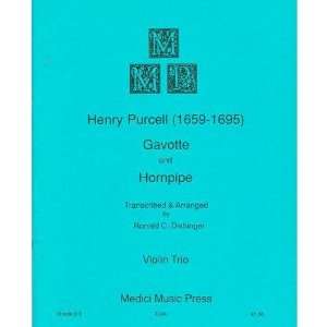    Purcell Score & Parts Gavotte and Hornpipe Musical Instruments