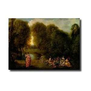  A Meeting In A Park Giclee Print