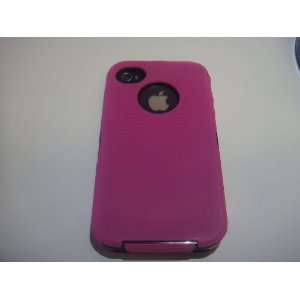   Case 3 Layer Protection Hot Pink and Black Cell Phones & Accessories