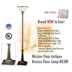  American Lighting 8038F Mission Viejo Antique Bronze Floor 