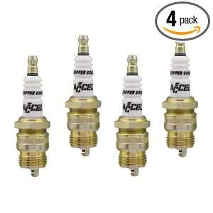  ACCEL 0378 4 Copper Core Spark Plug, (Pack of 4 