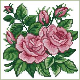Roses #1 machine embroidery designs set. PES, HUS etc  