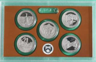 2011 America the Beautiful Quarters Proof Set No Box from United 