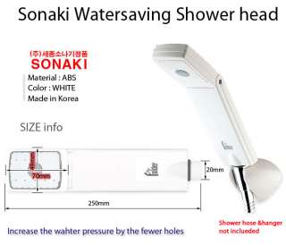 Sonaki Watersaving Bathrooms massage Spa Handheld Shower head White 