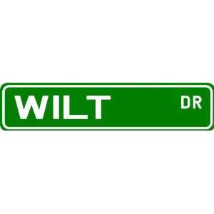  WILT Street Sign ~ Family Lastname Sign ~ Gameroom 
