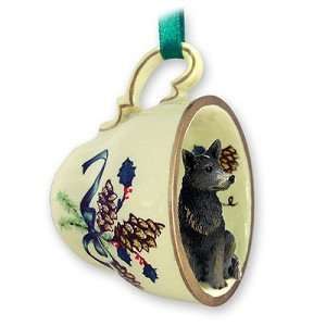  Blue Australian Cattle Dog Teacup Ornament