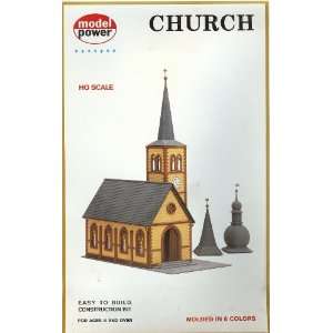    HO Scale Church (Easy to Build Construction Kit) Toys & Games