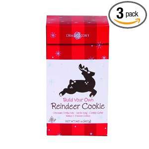 Dean Jacobs Chocolate Reindeer Cookie Kit, 14.8 Ounce (Pack of 3 