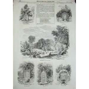  1845 Tissington Well Dressing Hall Well Coffin Ceremony 