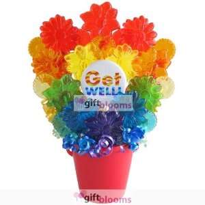  Rainbow Get Well Lollipop Bouquet