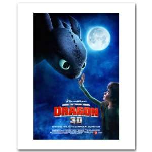  How to Train Your Dragon Poster   Mounted (Framed)   Promo 
