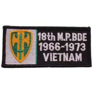  U.S. Army 18th Military Police Brigade 1966 1973 Vietnam Patch 
