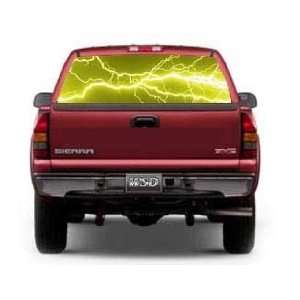   Electric Lightning Window Graphic   16 h x 55 w (Mid Sized Trucks