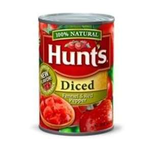 HUNTS DICED (Fennel & Red Pepper) 14.5oz 3pack  Grocery 