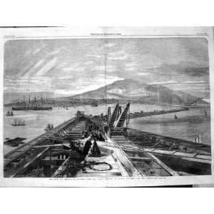 1859 TOWN HARBOUR HOLYHEAD GREAT EASTERN SHIP ANCHOR