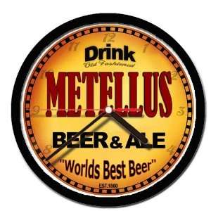  METELLUS beer and ale cerveza wall clock 