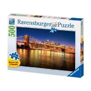   Nyc Skyline   500 Pieces Large Format Puzzle Toys & Games