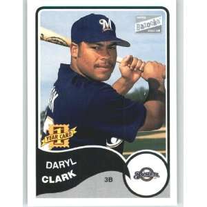  2003 Bazooka #147 Daryl Clark RC   Milwaukee Brewers (RC 