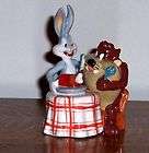 LOONEY TUNES TAZ & BUGS BUNNY Salt and Pepper Shakers CLOSE OUT