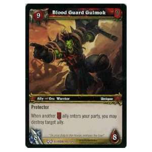 World of Warcraft Hunt for Illidan Single Card Blood Guard Gulmok #146 