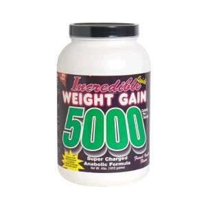  Incred. Wht Gain 5000 Vanilla   4 lb Health & Personal 