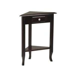    Office Star Products Corner Table   MerlotME05