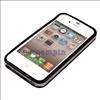 4PCS TPU Silicone Bumper Frame Skin Cover Case for iPhone 4G 4S 4 4th 