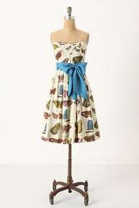 Anthropologie Lepidoptera Dress Maeve Butterfly 8 10 M  