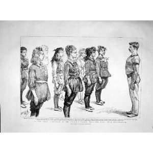   1894 Girls Gymnasium PeopleS Palace Drill Instruction