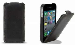  iPhone 4 Ultra Handmade Leather Hard Case Jacka Flip Type Apple New