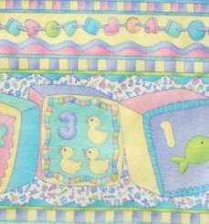 Click on duck to find more BABY TALK bordering/trim fabric, picture 