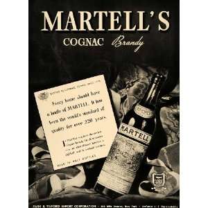  1936 Ad Martells Cognac Brandy Park Tilford 485 5th Ave 