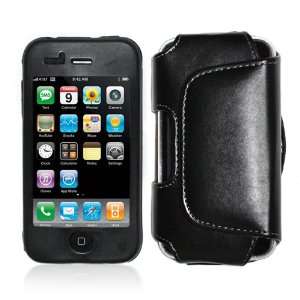   Silicone Case for iPhone 3G/ 3GS with Leather Carrying Case Combo Pack