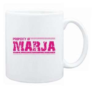  New  Property Of Marja Retro  Mug Name