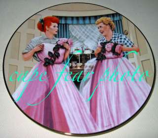 Love Lucy Lucille Ball TWO OF KIND Plate MIB/COA  