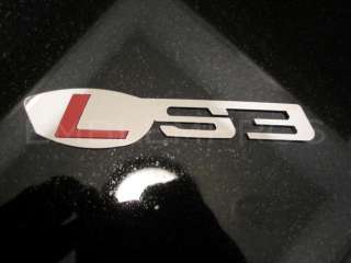 LS3 Z06 STYLE EMBLEM STAINLESS STEEL W/ COLOR CHOICE  